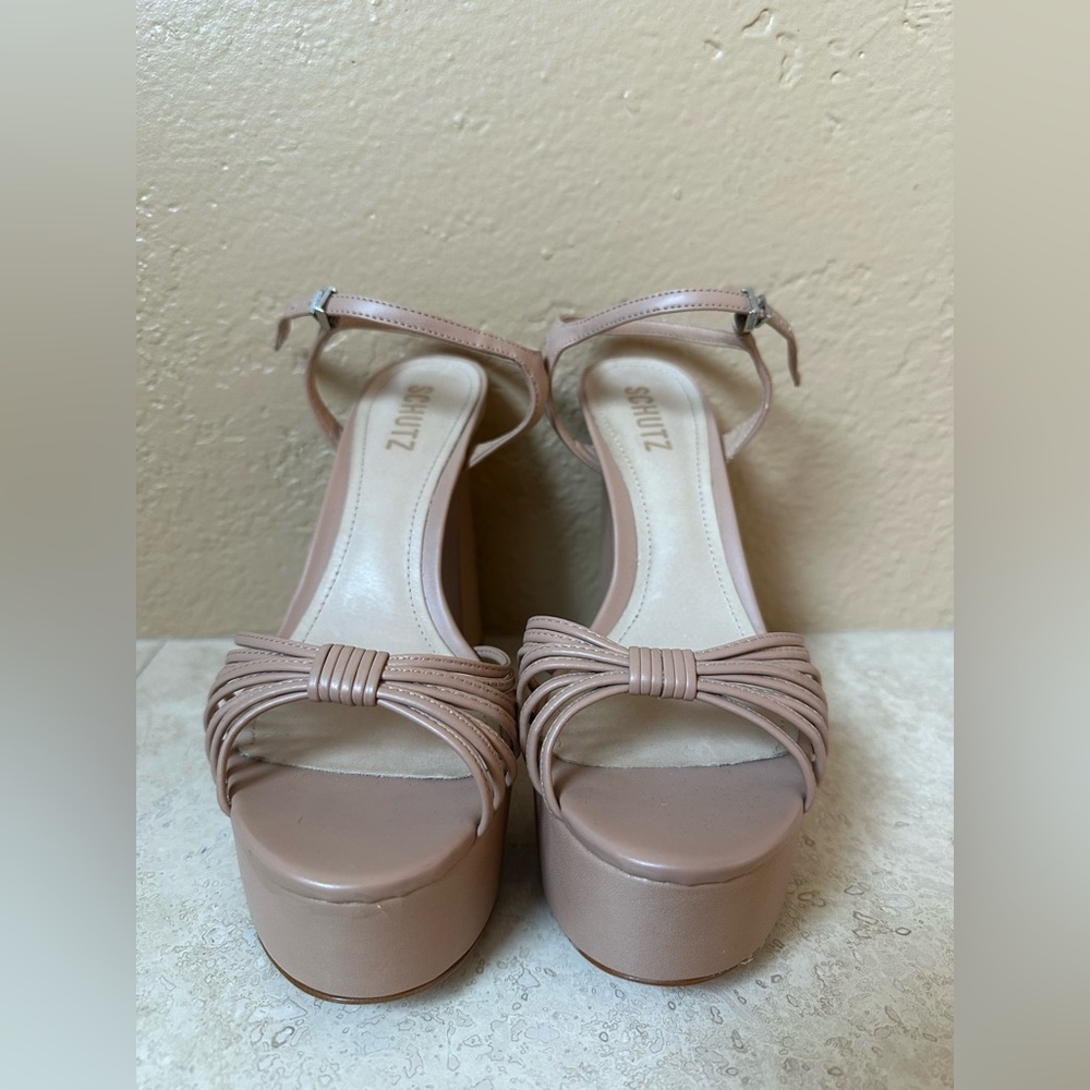 Schutz platform sandals